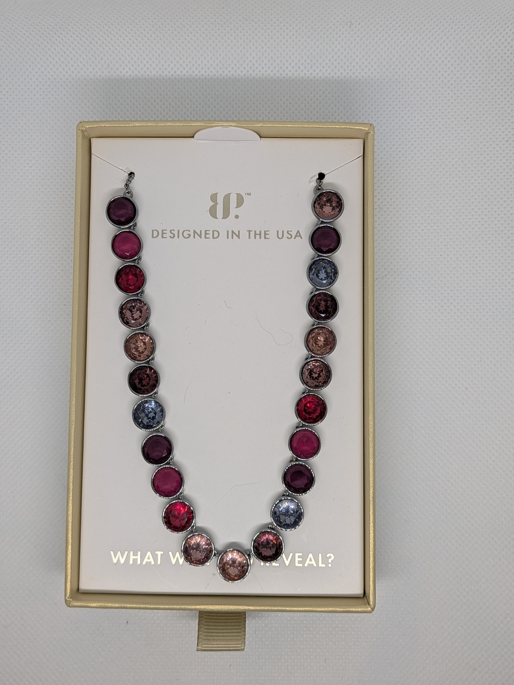 Jewel Candy Necklace - Holiday Edition - NK58570 -
Candied Couture - Merlot